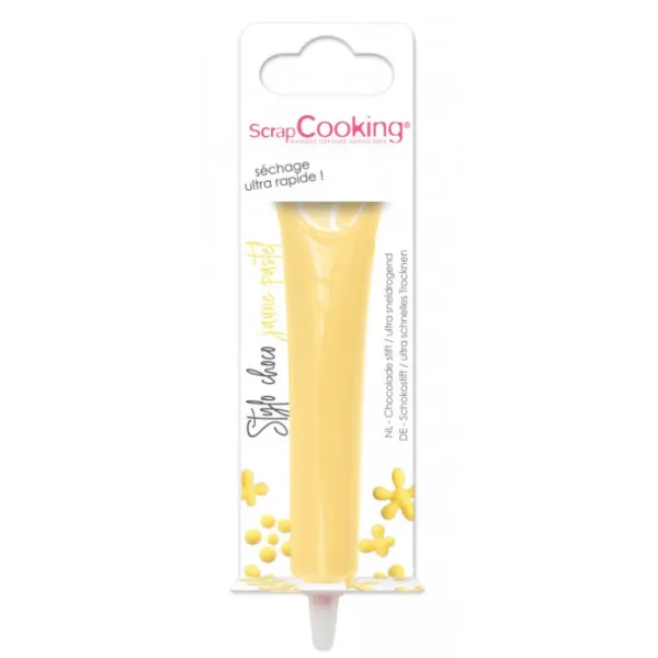 ScrapCooking Les Ingrédients Du Pâtissier<Stylo goût choco Jaune Pastel,