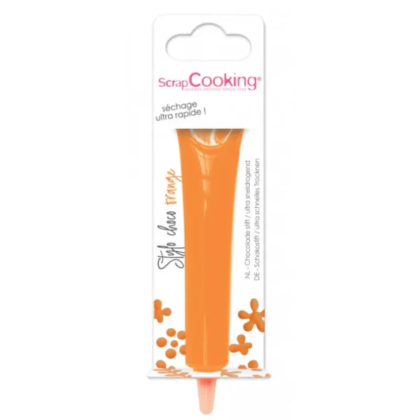 ScrapCooking Les Ingrédients Du Pâtissier<Stylo goût choco Orange,