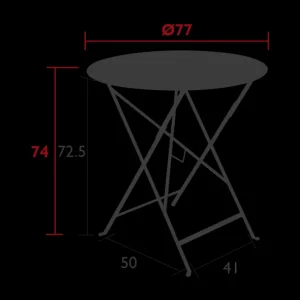 FERMOB Tables De Jardin<Table Bistro ronde 77cm,