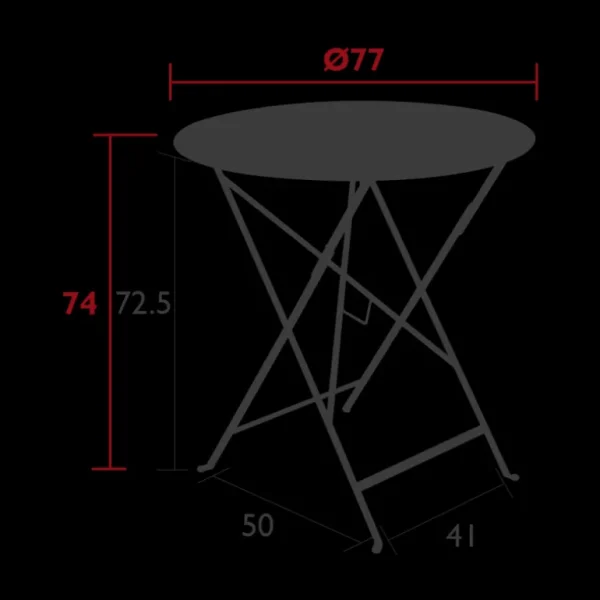 FERMOB Tables De Jardin<Table Bistro ronde 77cm,