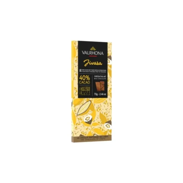 VALRHONA Les Ingrédients Du Pâtissier | Le Chocolat<Tablette chocolat lait Jivara 40%,