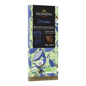 VALRHONA Le Chocolat<Tablette chocolat noir bio Oriado 60%,