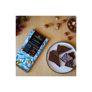 VALRHONA Les Ingrédients Du Pâtissier | Le Chocolat<Tablette chocolat noir Caraïbe & Noisettes 66%,