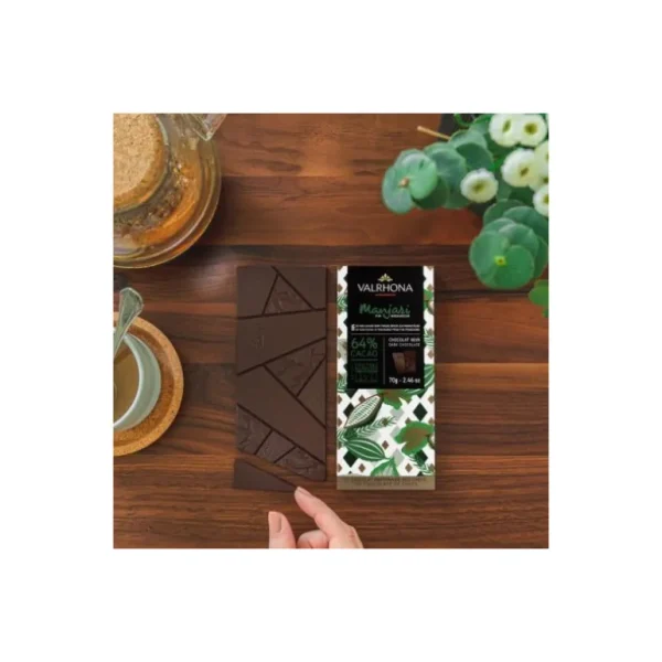 VALRHONA Les Ingrédients Du Pâtissier | Le Chocolat<Tablette chocolat noir Manjari 64%,
