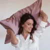 Emily's Pillow Les Accessoires | Housses De Couette, Parures<Taie d'Oreiller en Soie 51 x 76 cm Bois de Rose,