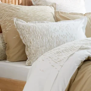 Tradilinge Housses De Couette, Parures<Taie d'oreiller Reflet Sable,
