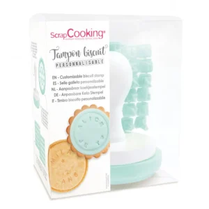 ScrapCooking Emporte-Pièce<Tampon messages Biscuit,