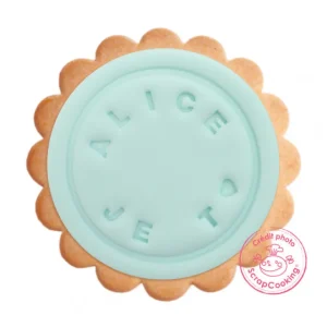 ScrapCooking Emporte-Pièce<Tampon messages Biscuit,