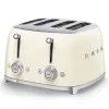 SMEG Grille-Pain Et Toasters<Toaster 4 tranches Années 50 Crème,