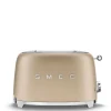 SMEG Grille-Pain Et Toasters<Toaster 2 tranches Années 50 Doré Mat,