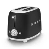 SMEG Grille-Pain Et Toasters<Toaster 2 tranches Années 50 Noir Mat,