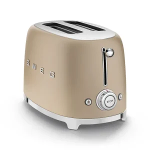 SMEG Grille-Pain Et Toasters<Toaster 2 tranches Années 50 Doré Mat,