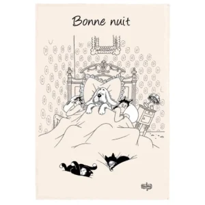 Winkler Torchons<Torchon Chats Dubout Bonne nuit,