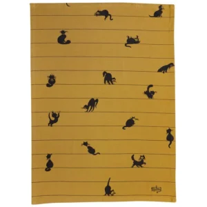 Winkler Torchons<Torchon partition de Chats cannelle Dubout,