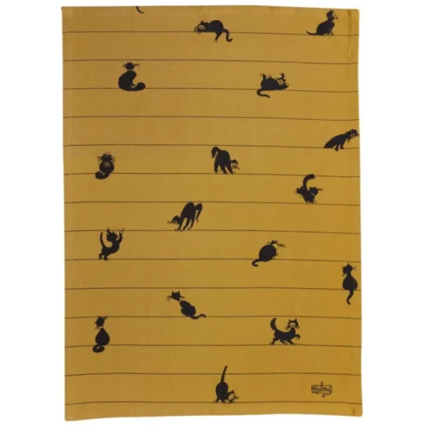 Winkler Torchons<Torchon partition de Chats cannelle Dubout,