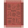 Sud Etoffe Torchons<Torchon Pasta Rouge,