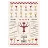 VIVARAISE Torchons<Torchon Vins et Cépages Ecru, Winkler