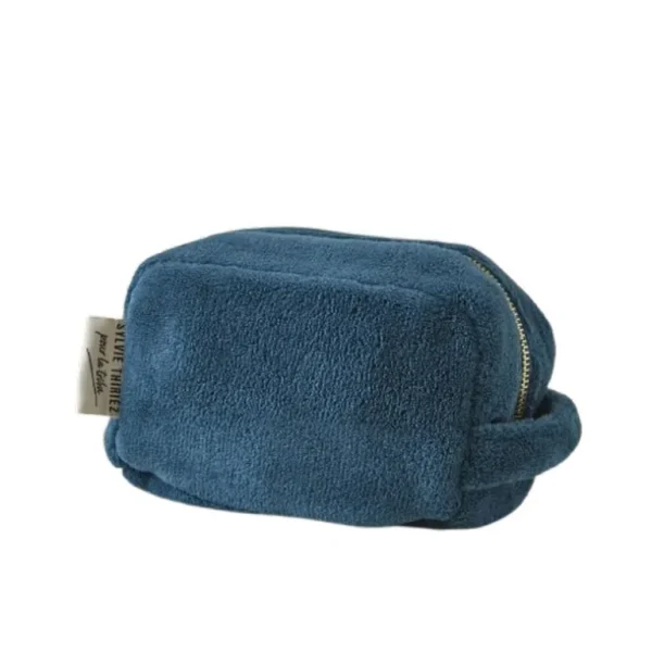Sylvie Thiriez Les Accessoires<Trousse Polaire Bleu Pétrole,
