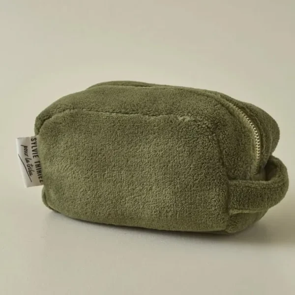 Sylvie Thiriez Les Accessoires<Trousse Polaire Kaki,