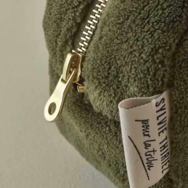 Sylvie Thiriez Les Accessoires<Trousse Polaire Kaki,