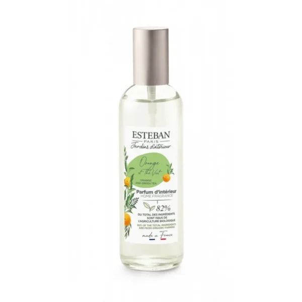 ESTEBAN Diffuseurs De Parfum D'Intérieur<Vaporisateur 100 ml Orange et Thé vert,