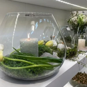 Rasteli Vases | Photophores, Bougeoirs Et Chandeliers<Vase en verre Convexa,