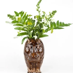 Quail Ceramics UK Vases | Objets Insolites<Vase Hippopotame XL,