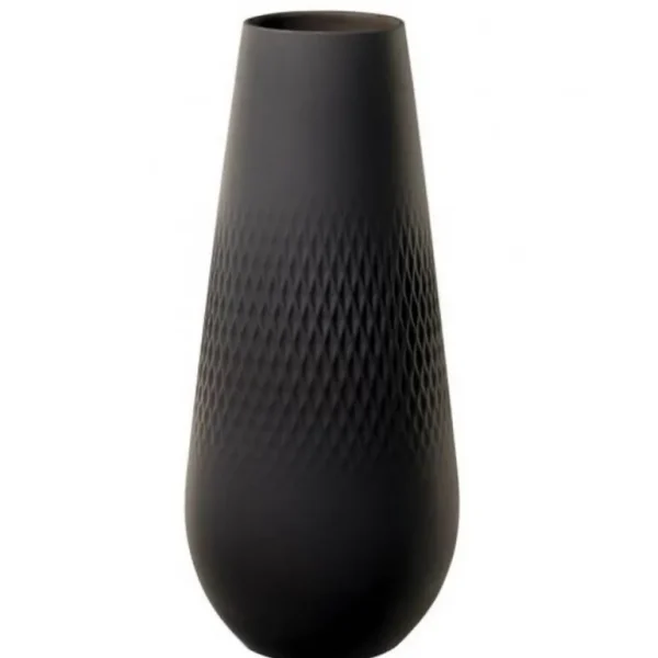 Villeroy & Boch Vases<Vase Manufacture Collier Noir Carré haut,
