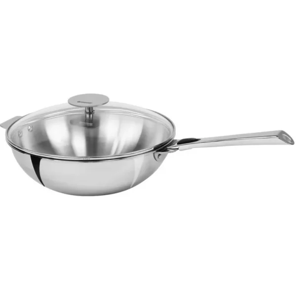 CRISTEL Woks<Wok 28 cm amovible inox Casteline,